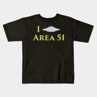 I ufo Area 51 Kids T-Shirt